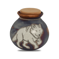 Majestic Wolf Urn