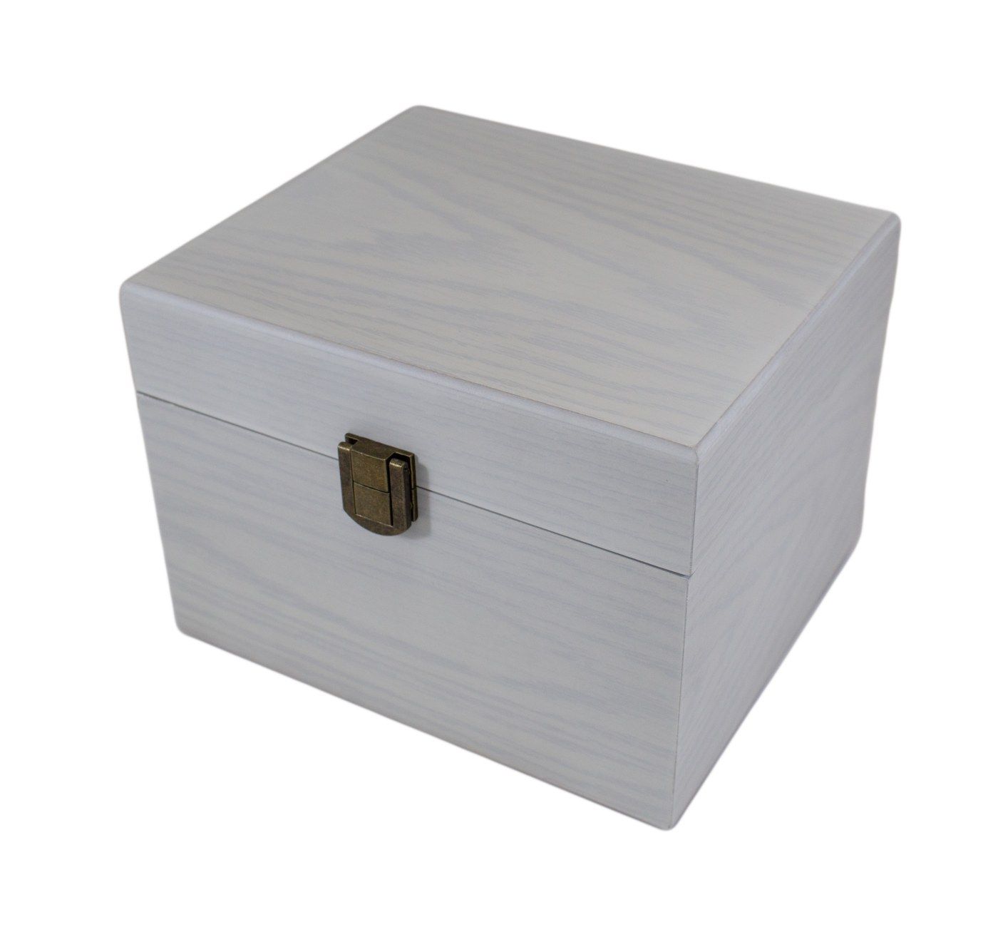 Urne en bois blanchi