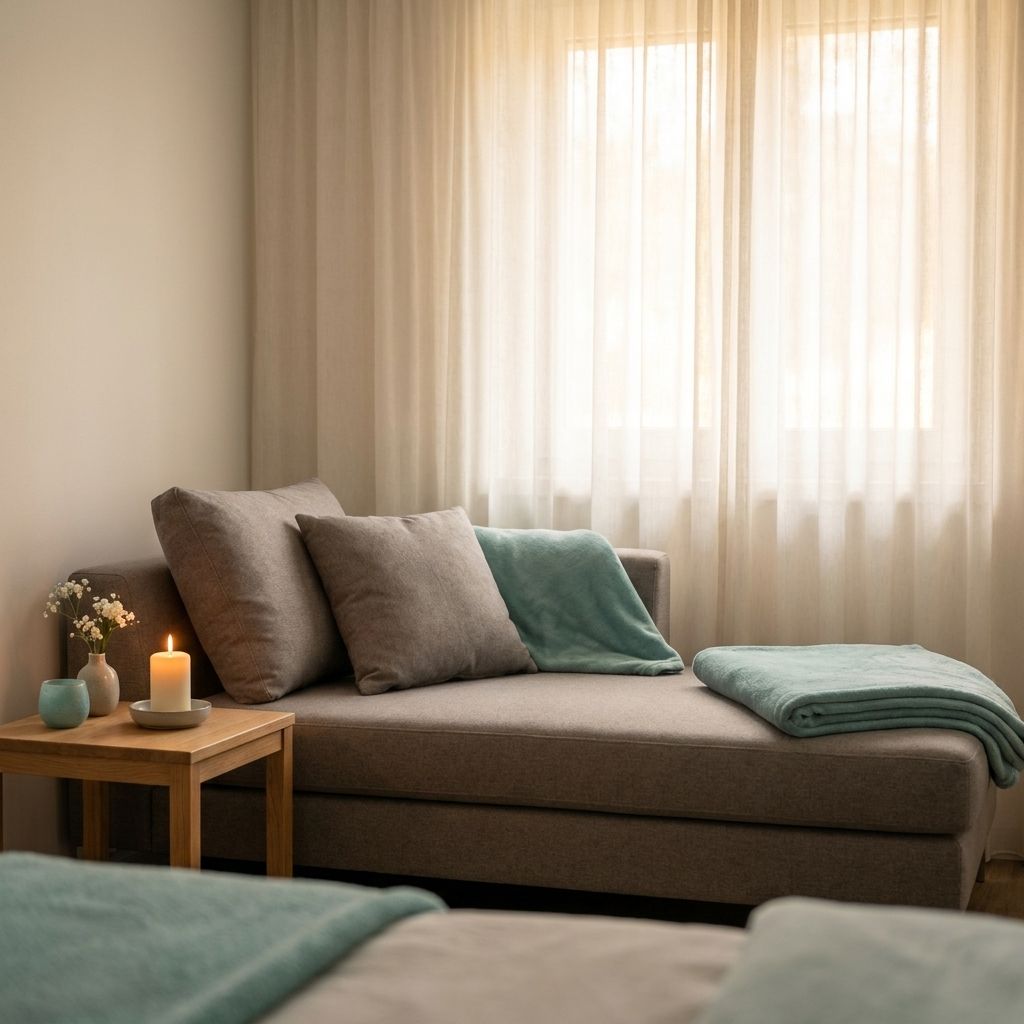 Salon des adieux privé, douillet et paisible